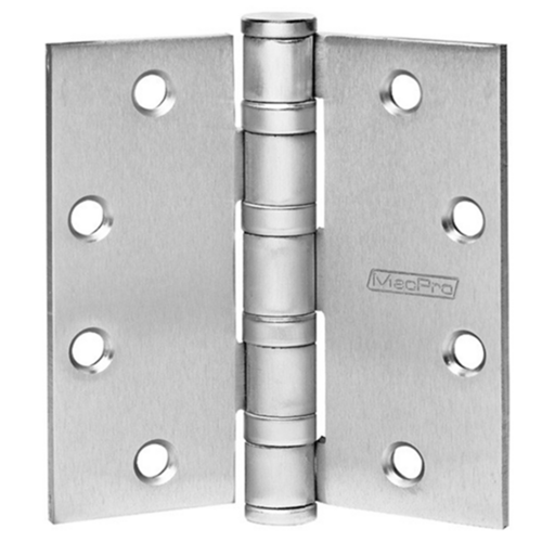 McKinney MPB99 5.0 X 4.5 US32D NRP MacPro 5-Knuckle Heavy Weight Full Mortise Hinge 5.0in x 4.5in Satin SS