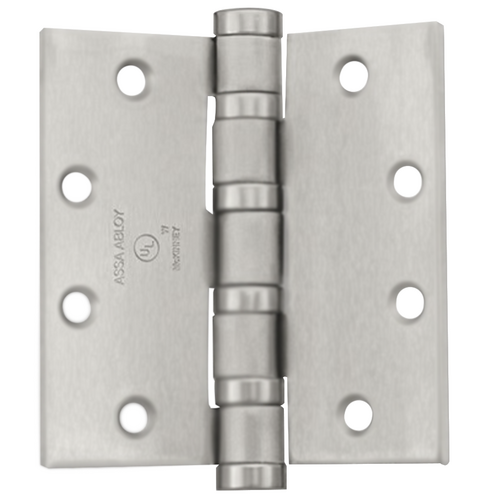 McKinney T4A3386 4.5 X 4.5 US32D 5-Knuckle Heavy Weight Full Mortise Hinge 4.5