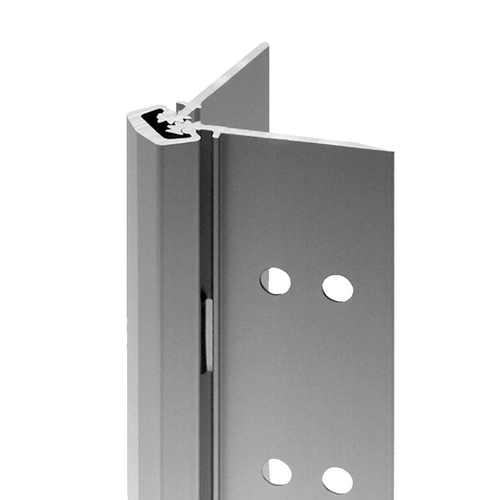 Select Products SL12-95-CL-HD Full Mortise Heavy Duty Geared Continuous Hinge, Beveled Frame Leaf, 95in, Clear
