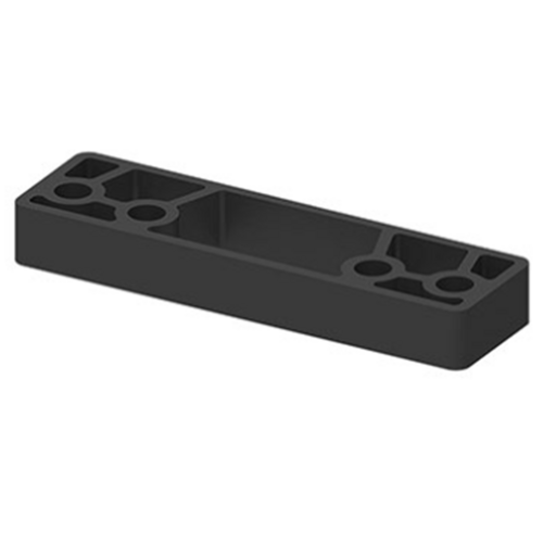 LCN 1460-61-GLBLK Blade Stop Spacer, 1/2in, 693/GLBLK Gloss Black Powder Coat