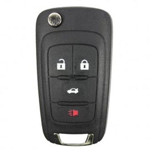 Remotes Head Keys & Remotes CP-233 GM 4 Button Flip Key Shell and Blade