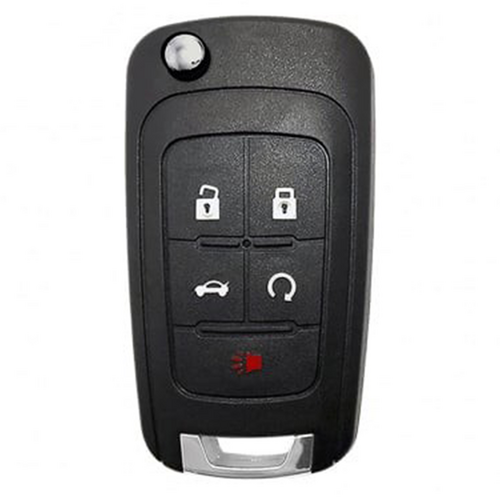 Remotes Head Keys & Remotes CP-234 GM 5 Button Flip Key Shell and Blade