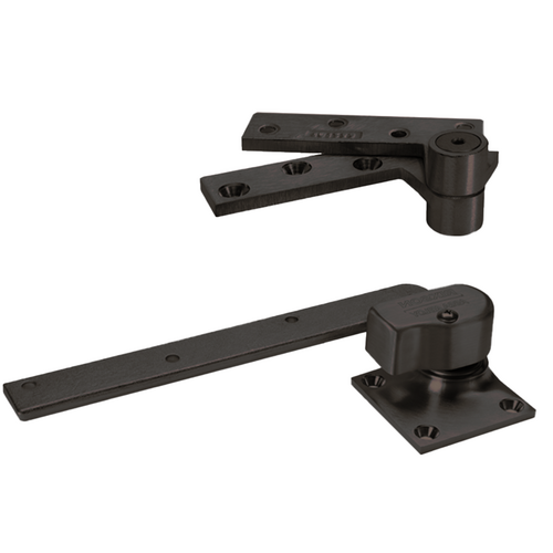 Rixson 147 613E LH 3/4in Offset Pivot Set, Left Hand, Std-Duty, 600lbs, 48in Door, Dark Bronze