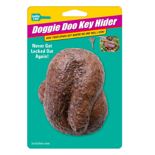 Luckyline 90501 Doggie Doo Key Hider Brown 1/Card