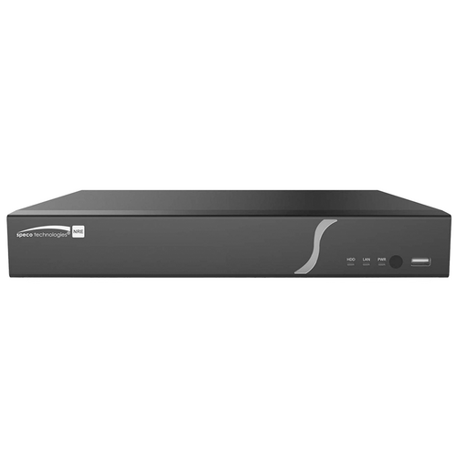 Speco N8NRE2TB NRE Series 8CH 4K Facial Recognition NVR with PoE, 2TB HDD, Mobile Viewing