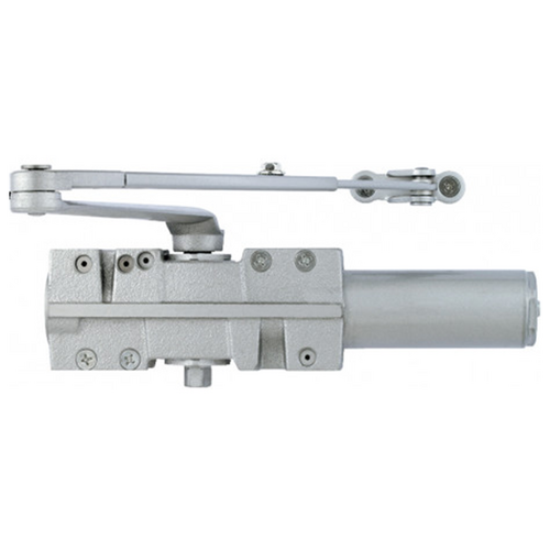 Dormakaba QDC100 689 Closer Body, No Arms, Rounded Cover, Screws Bolts, 689/US28 Aluminum