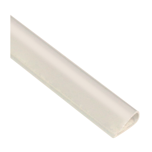 NGP 5050CL 17FT Self-Adhesive Clear Silicone Bulb Fire Smoke Seal 1/4 H x 1/2in W x 17ft