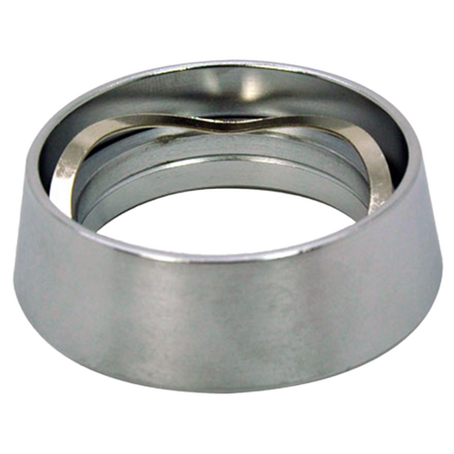 GMS COL6L-26D Cylinder Guard Taper Collar with Spring Washer, 15/16in, Satin Chrome