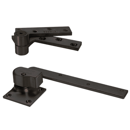 Rixson 147 613E RH 3/4in Offset Pivot Set, Right Hand, Standard-Duty, 600lbs, Dark Oxidized Bronze