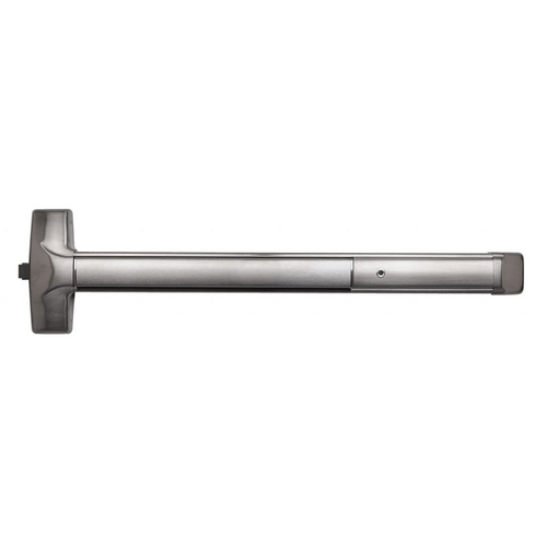 Detex 10-630-48 Advantex Wide Stile Rim Exit Device, No Trim, Hex Dogging, 48in, Satin SS