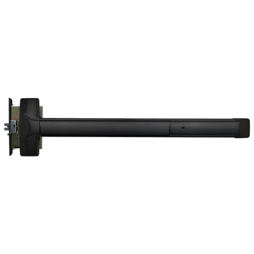 Detex 30-693-36 Advantex Mortise Exit Device, No Trim, Hex Dogging, 36in, Black Powder Coated