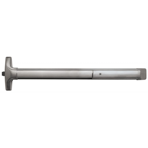 Detex 40-630-48 Advantex Narrow Stile Rim Device, Hex Dogging, 48in, Satin Stainless Steel