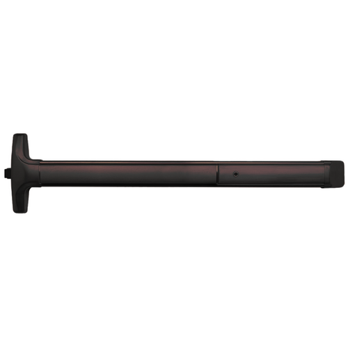 Detex 40-695-36 Advantex Narrow Stile Rim Device, No Trim, Hex Dogging, 36in, Dark Bronze
