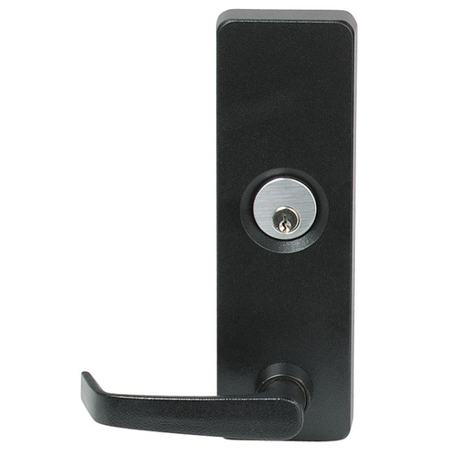 Detex ECL620 Outside Lever Trim with Rim Cylinder for Dead Bolt Operation