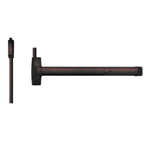 Detex H21-695-36X84 Advantex Wind Rated SVR Surface Vertical Rods Exit Device, Top Rod Only, 36in x 84in