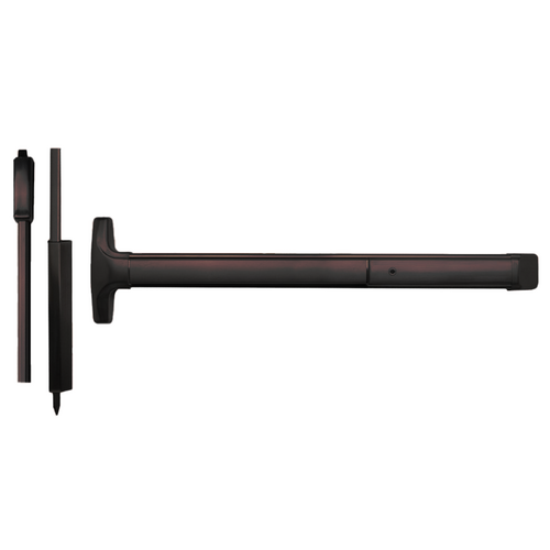 Detex H50-695-36X84 Advantex Wind Rated Narrow Stile SVR Vertical Rod Exit Device, 36in x 84in