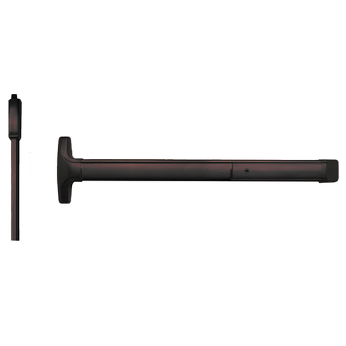Detex H51-695-36X84 Advantex Wind Rated Narrow Stile SVR Vertical Rod Exit Device, 36in x 84in