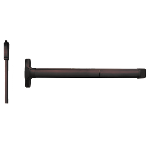 Detex H51-LD-695-36X84 Advantex Wind Rated Narrow Stile SVR Vertical Rod Exit Device, Top Rod Only, 36in x 84in
