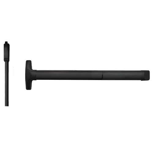 Detex H51-LD-693-36X84 Advantex Wind Rated Narrow Stile SVR Vertical Rod Exit Device, 36in x 84in, Black