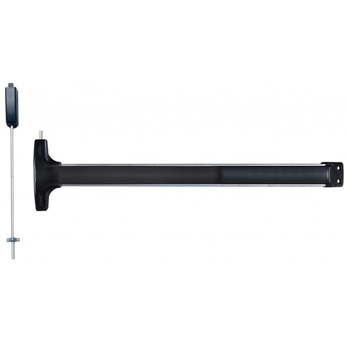 Detex V51NS-LD-628-48X84 Value Series Less Dogging Narrow Stile SVR Vertical Rods Exit Device 48in x 84in