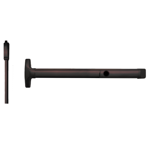 Detex H51-CD-695-36X84 Advantex Wind Rated Cylinder Dogging, Narrow Stile SVR Exit Device, 36in x 84in