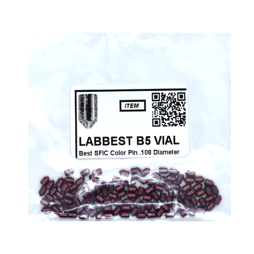 LAB BEST B5 VIAL 5B Universal SFIC Bottom Pins, Size .172, Nickel Silver, 100 Pins Vial