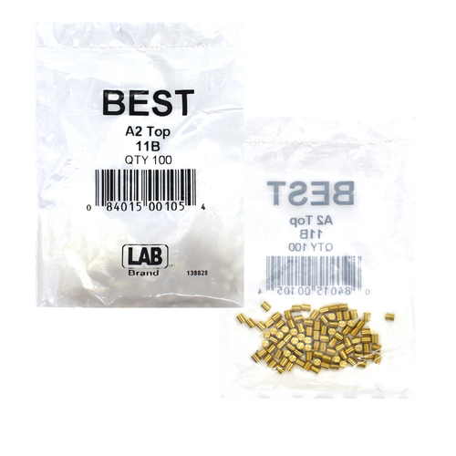 LAB BEST-11B-P1 Best A2 SFIC 11B Top Pin, Size .137, Brass, Polybag of 100 Pins
