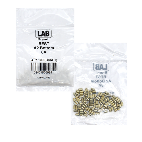 LAB BEST-8A-P1-NS Best A2 SFIC 8A Bottom Pin, .210 Size, .108 Dia, Nickel Silver, 100 Pins