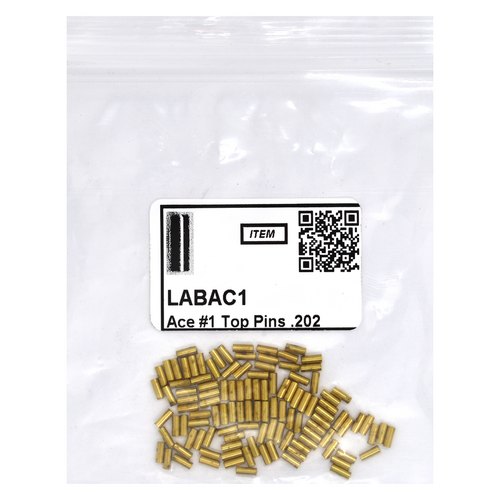 LAB AC9 Ace 9 Bottom Pins .125, Vial 100 Pins