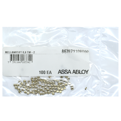 Assa Abloy 867071 Master Pin 2 100/Bag