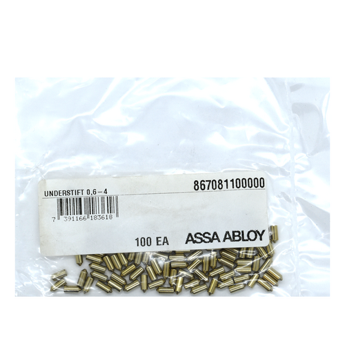 Assa Abloy 867081 Bottom Pin 4 100/Bag