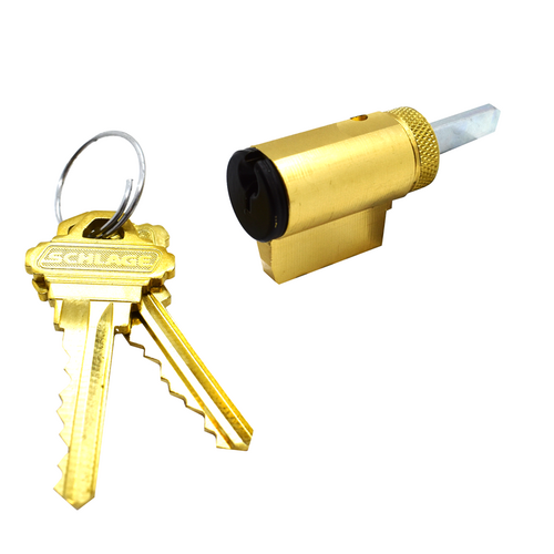 Schlage 21-020-C-622 KD Key-in-Lever Cylinder, 6-Pin C Keyway KD, AL/ALX 50, 53, 80, Matte Black