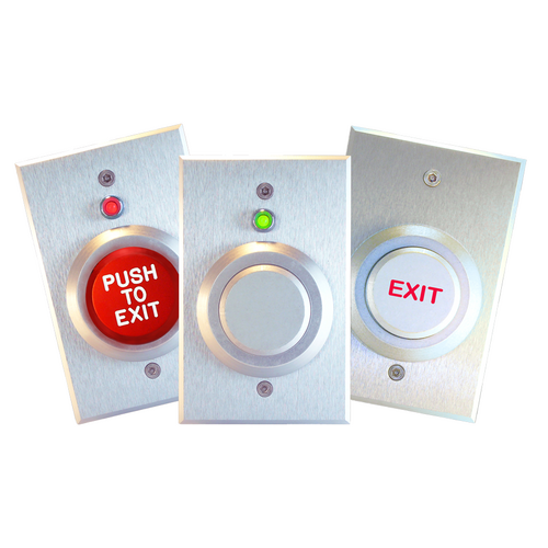Dortronics W5287-P23DA-E1 Round Pneumatic 60 Sec Delay Switch with 1.5in Push Plate 