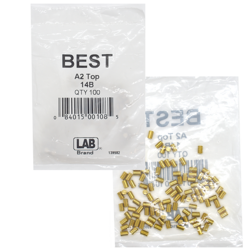 LAB BEST-14B-P1 Best A2 SFIC 14B Top Pin, .175 Size, .108 Dia, Brass, 100 Pins