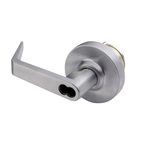 Arrow Lock SRX82-IC-26D Lever Exit Trim Storeroom Function, SFIC Less Core, 626/US26D Satin Chrome