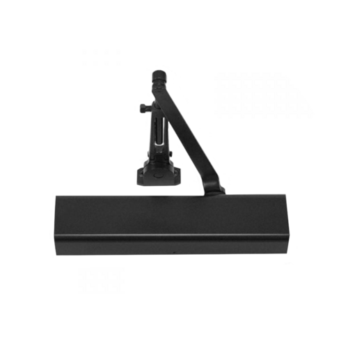 Norton 8501-SN-BSP ADA Adjustable Surface Door Closer, Sizes 1-6, Tri-Packed, UL, Black Suede