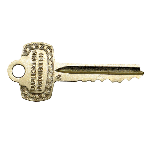 GMS KBBAK7-OPERATING KEY SFIC 7-Pin Green Operating Construction Key