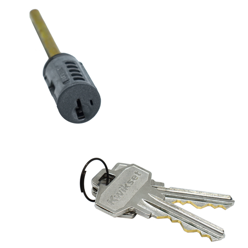 Kwikset 85174-003 (SILVER) SC1 SmartKey Plug for Single Cylinder Deadbolt, 619/US15 Satin Nickel