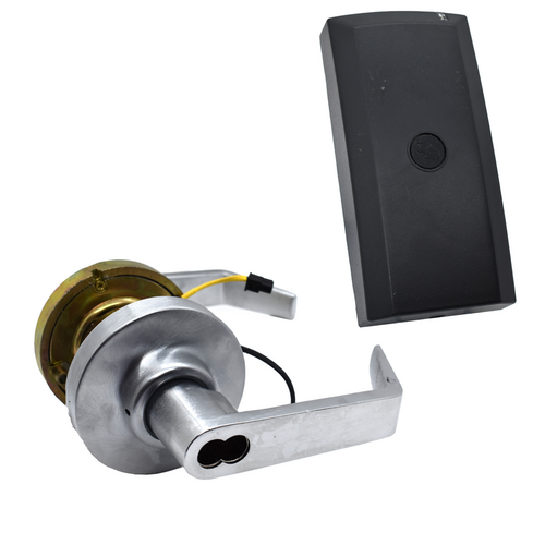 Alarm Lock N90TA195RF26D ArchiTech Bluetooth Wireless Cylindrical Lock, 5000 Users, Grade 1 Marks Lever