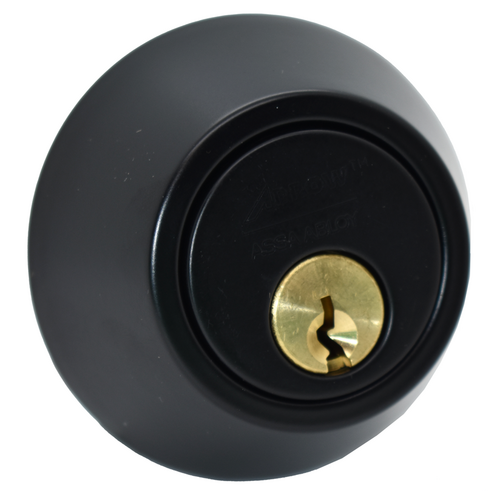 Arrow Lock DBX62-693-CS-KA4 Schlage Double Cylinder Deadbolt, Adjustable Backset, Grade 2, Black Suede