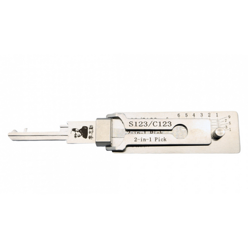 Lishi S123-C123 2-in-1 Pick/Decoder for Schlage S123/C123