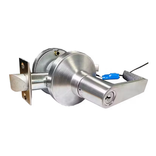 Command CL190-HD-EU-L6-626-SC Grade 1 Motorized Electrified Bent Lever, Fail Safe, Schlage C Keyway, Satin Chrome