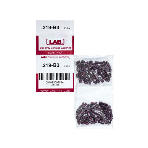 LAB 219B .219 Color-Coded Brass Bottom Pin, .115