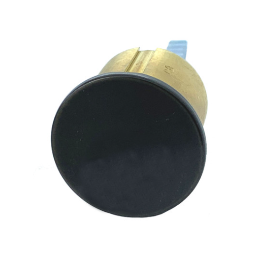 GMS R118D19 Dummy Rim Cylinder 1-1/8in, 622/US19 Matte Black