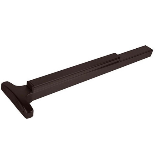 Marks Hardware M8800-10B (19 BLACK) Narrow Stile Rim Exit Device, Hex Key Dogging, Grade 1, Flat Black 622/US19