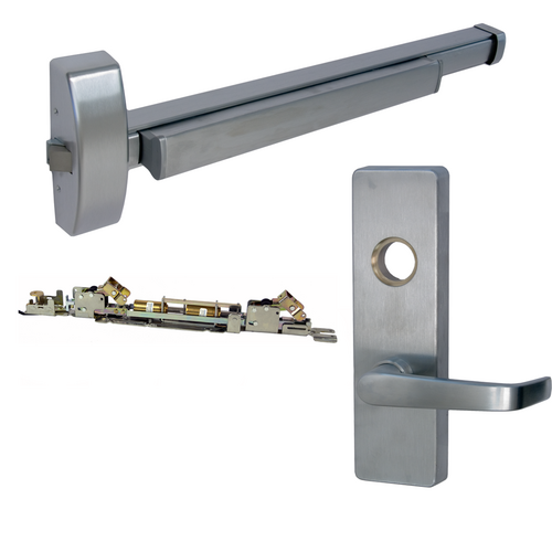 PHI ELR-2108-V4908A-RHR-630-36 KIT - Electric Rim Exit Device, Vandal Resistant Lever, Right Hand, 36in, Grade 1