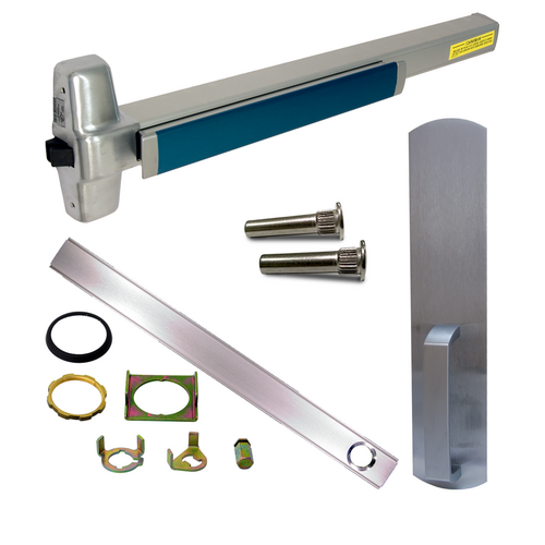 Von Duprin CD-98DT-630-36 SNB Cylinder Dogging Rim Exit Device Kit, 36in, Grade 1, Satin Stainless Steel