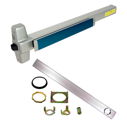 Von Duprin CD-98EO-630-36 Cylinder Dogging Rim Exit Device, 36in, Grade 1, Satin Stainless Steel