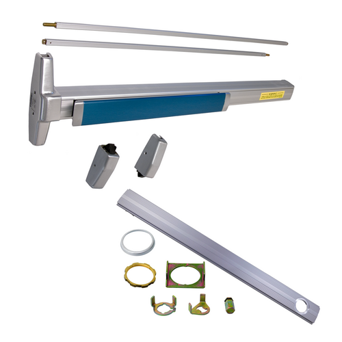 Von Duprin CD-9927EO-626-36 SVR Surface Vertical Rod Exit Device, 36in x 84in, Grade 1, Satin Chrome