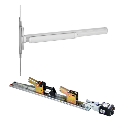 Von Duprin QELA-3347A-EO-626-36 KIT - QEL Narrow Stile CVR Concealed Vertical Rod Exit Device, 36in-100in